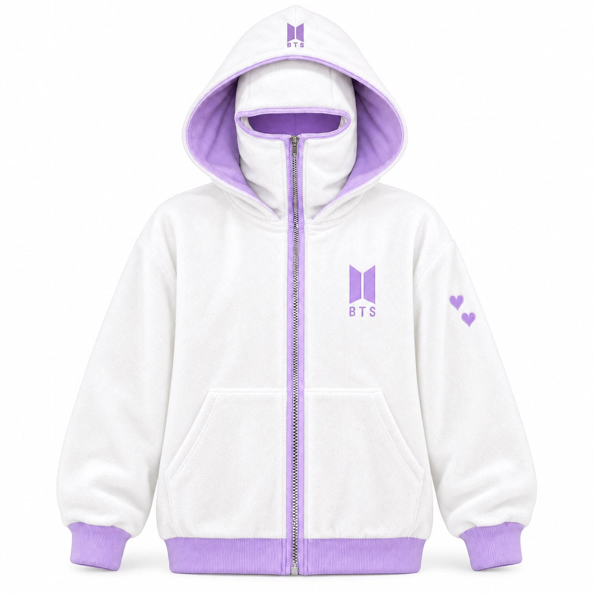 BTS Ski Mask Hoodie