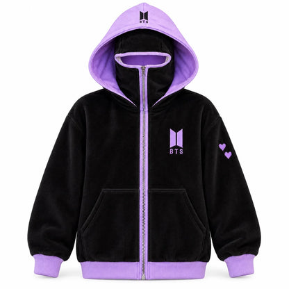 BTS Ski Mask Hoodie