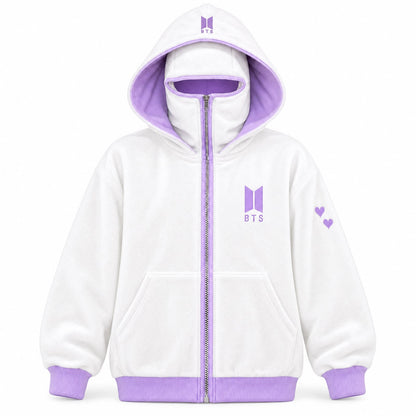 BTS Ski Mask Hoodie